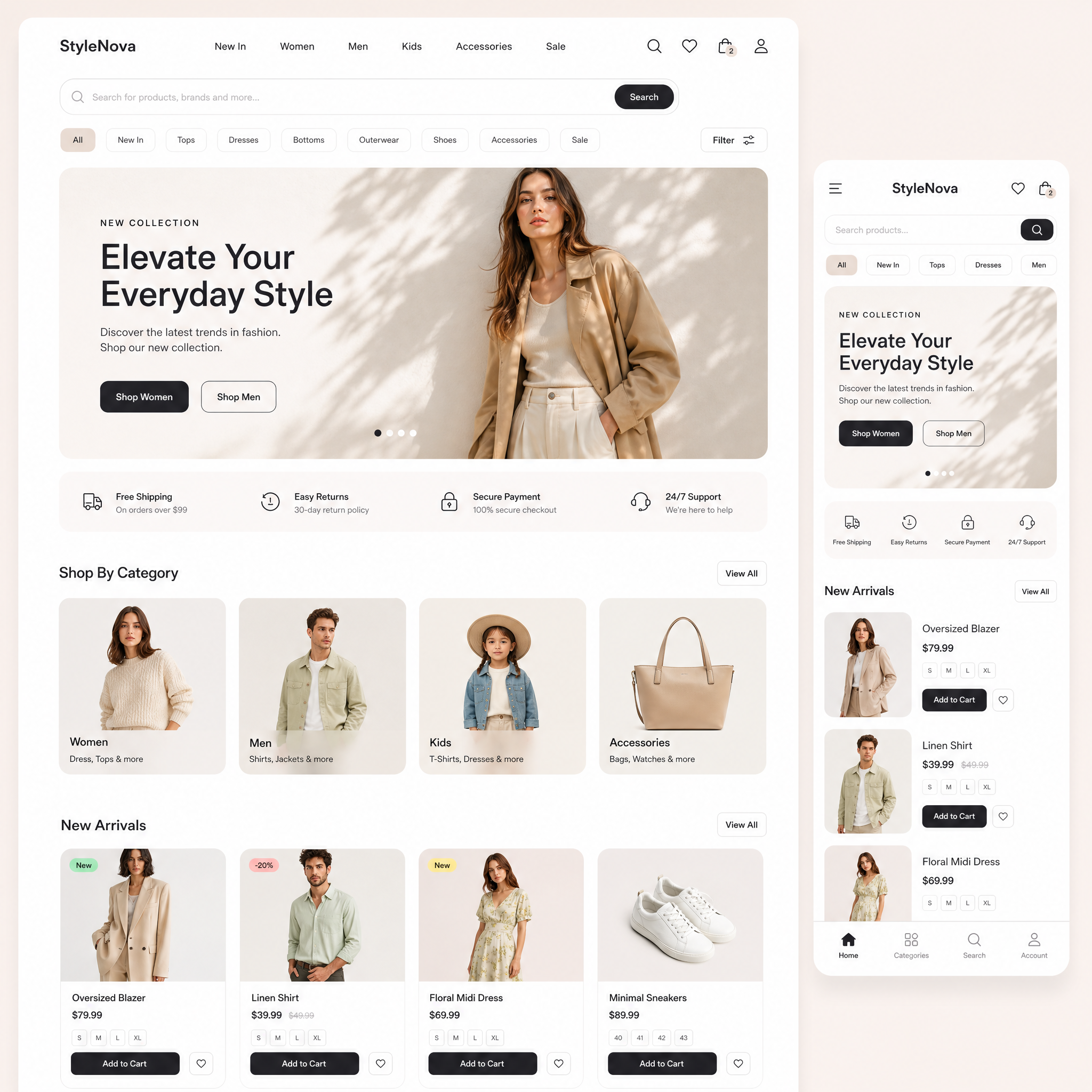 Modern E-Commerce Platform